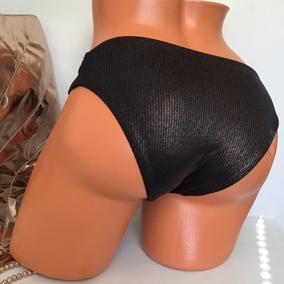 Express NWT Brown Shimmering Metallic Bikini Bottom Size XS - Picture 6 of 11